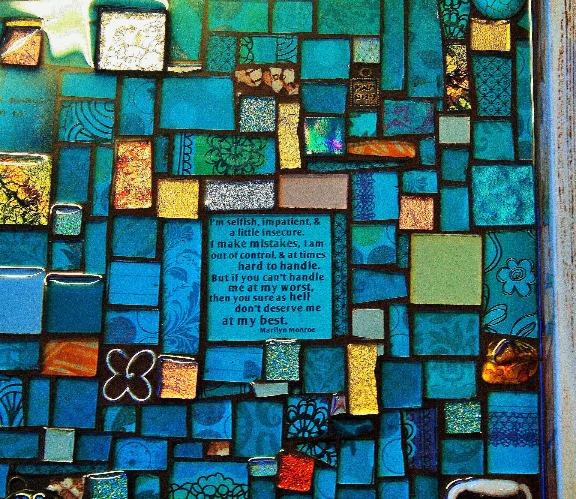 mosaic art craft free photo