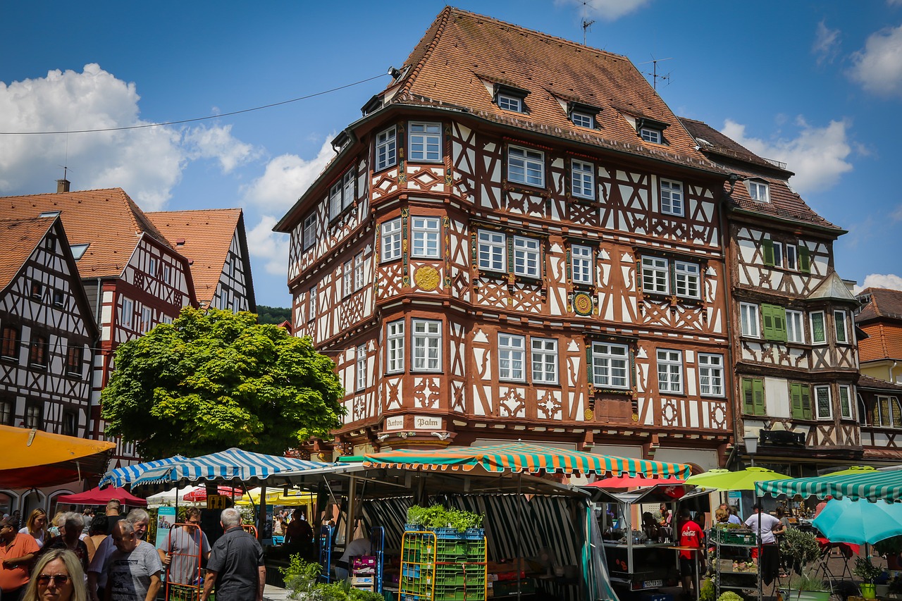 mosbach  marketplace  neckar-odenwald free photo