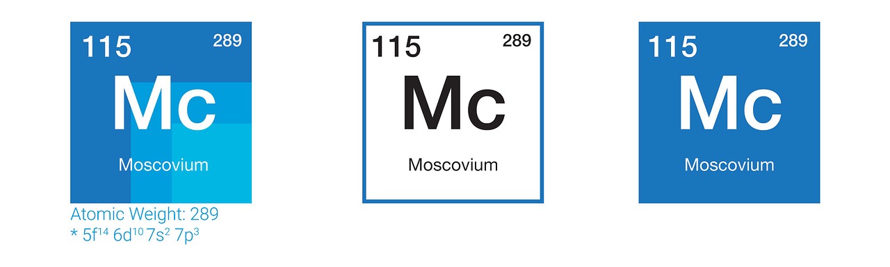 moscovium chemistry periodic table free photo