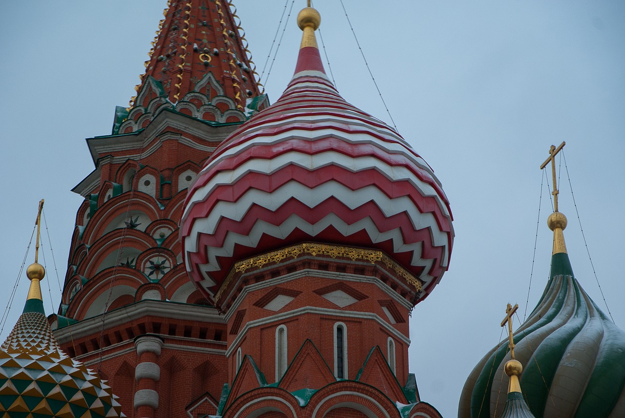 moscow red square saint basil's cathedral free photo