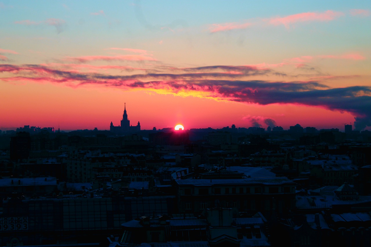 moscow sky capital free photo