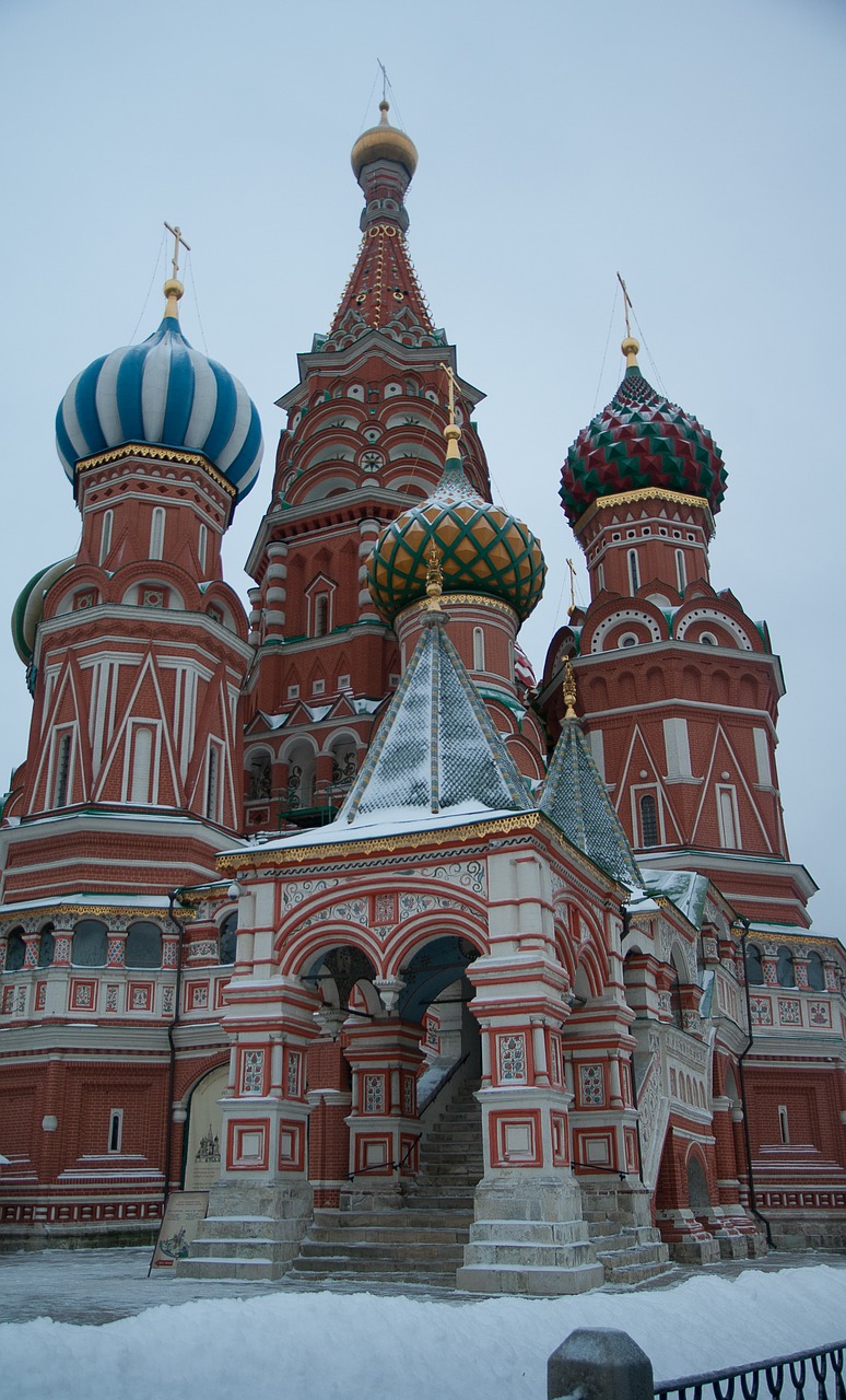 moscow saint basil's cathedral othodoxe free photo