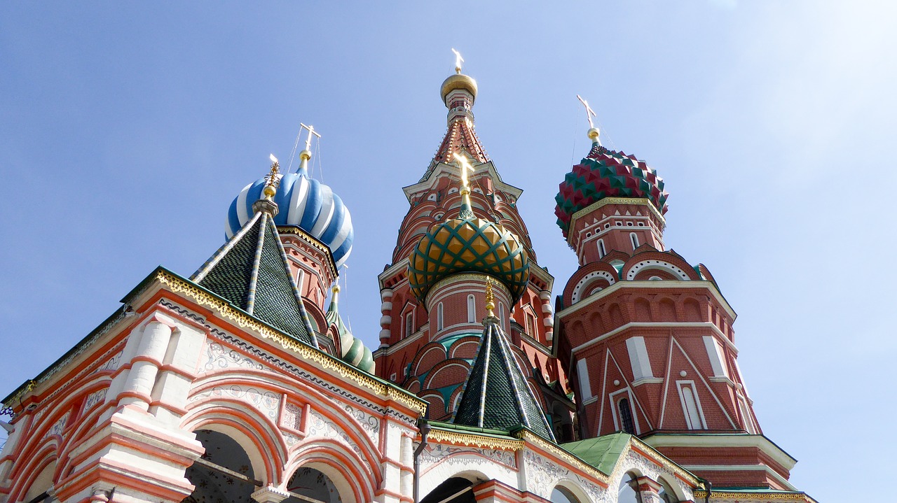 moscow saint basil's cathedral river cruise free photo