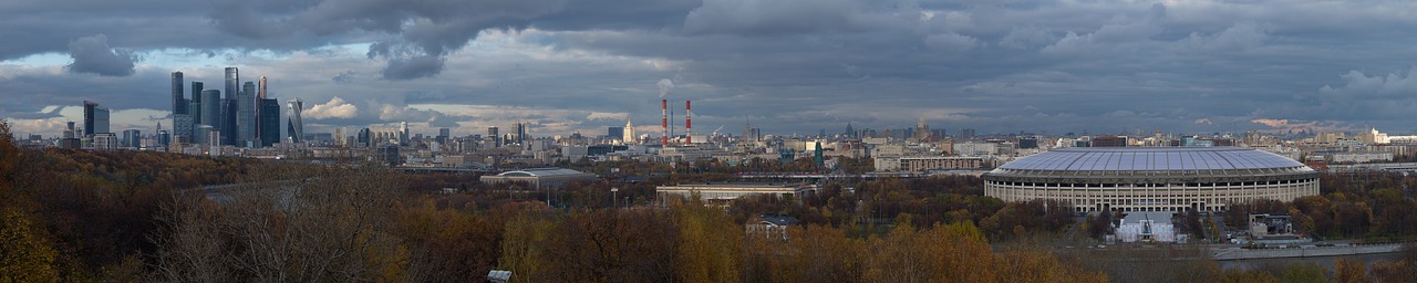 moscow skyline panorama free photo