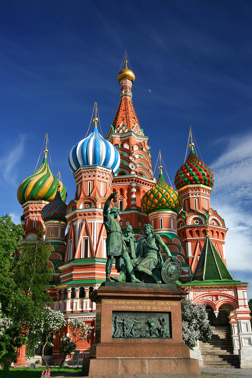 moscow saint basil's cathedral red square free photo
