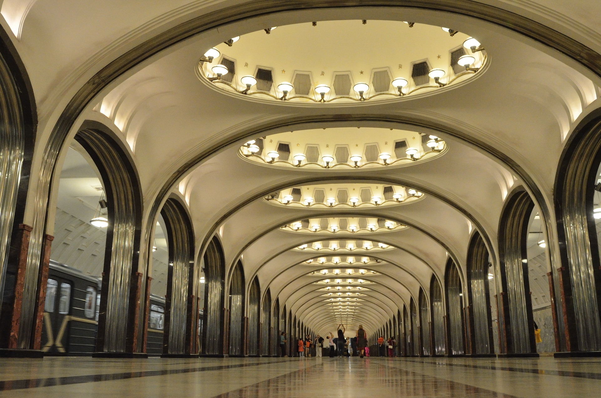 moscow metro moscow russia free photo