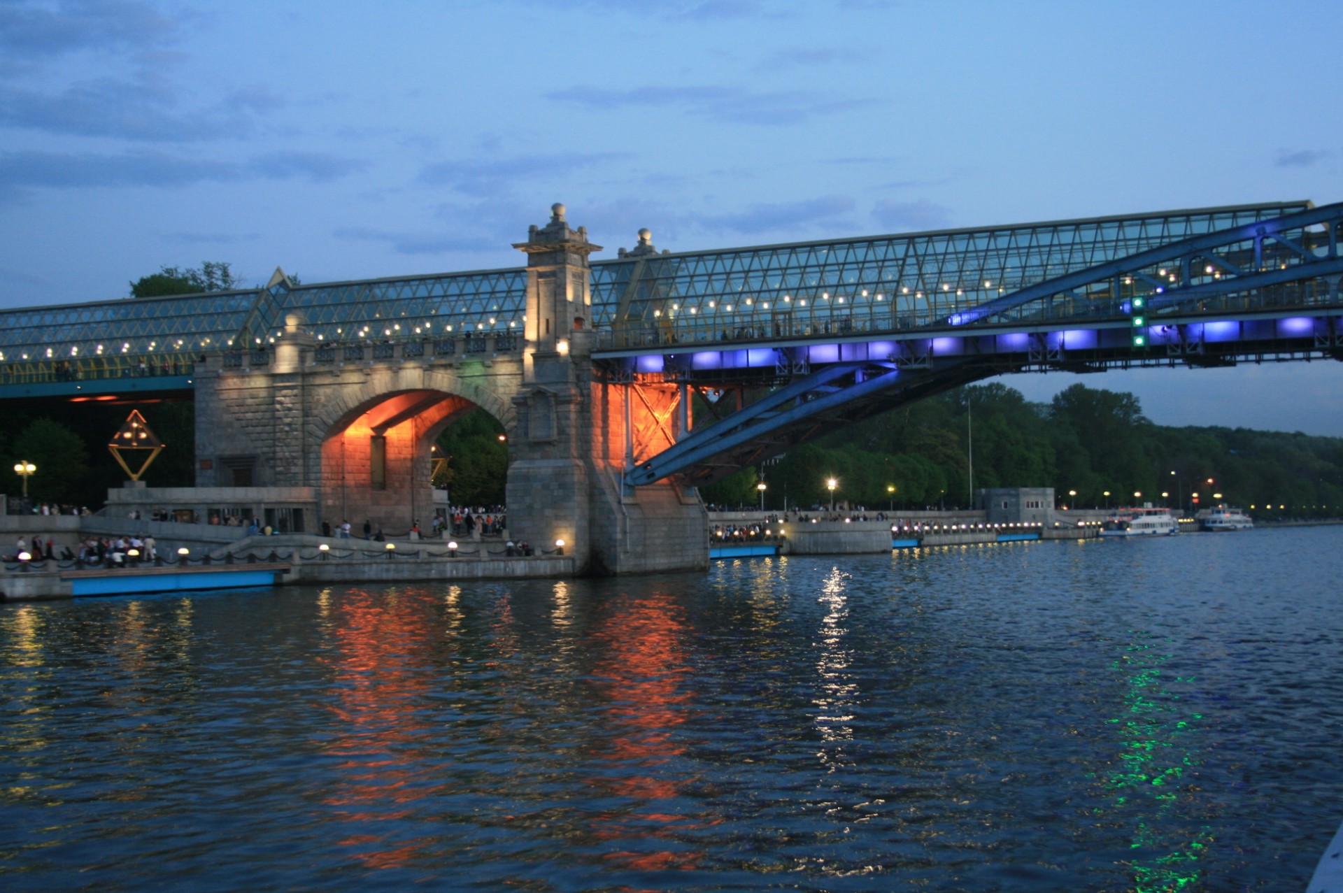 river water evening free photo