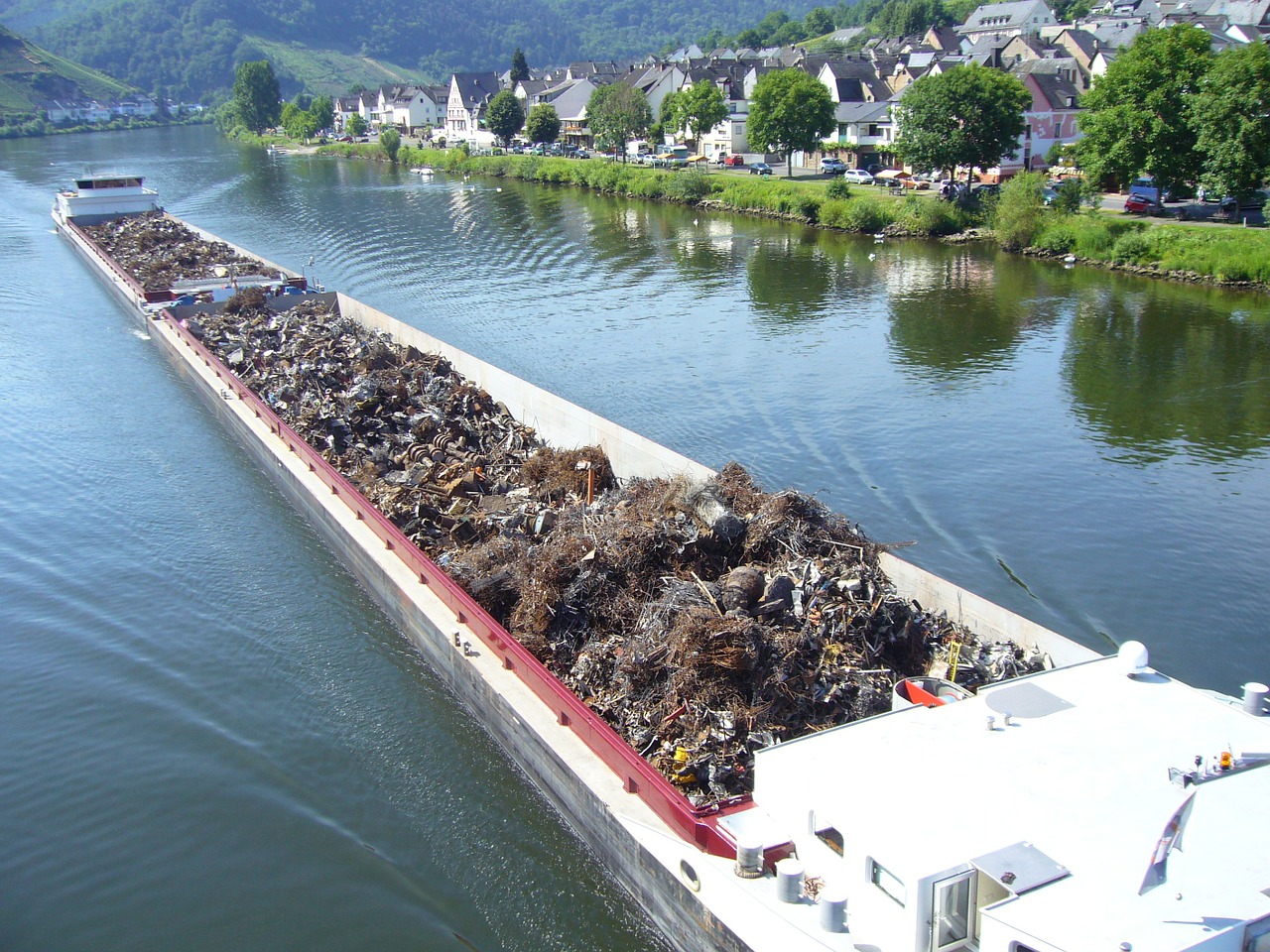 mosel river shipping free photo