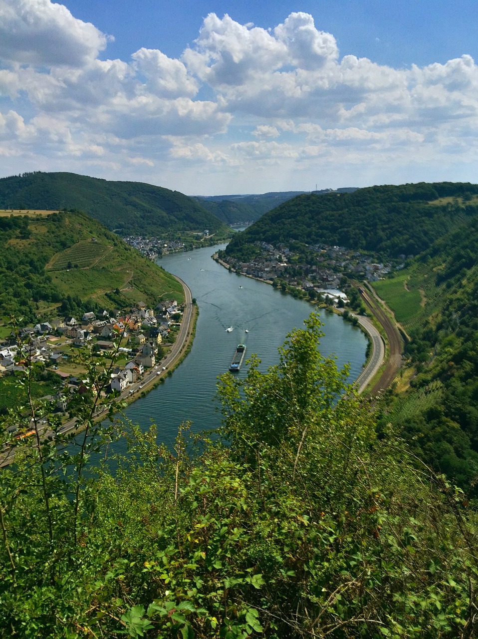 mosel river germany free photo