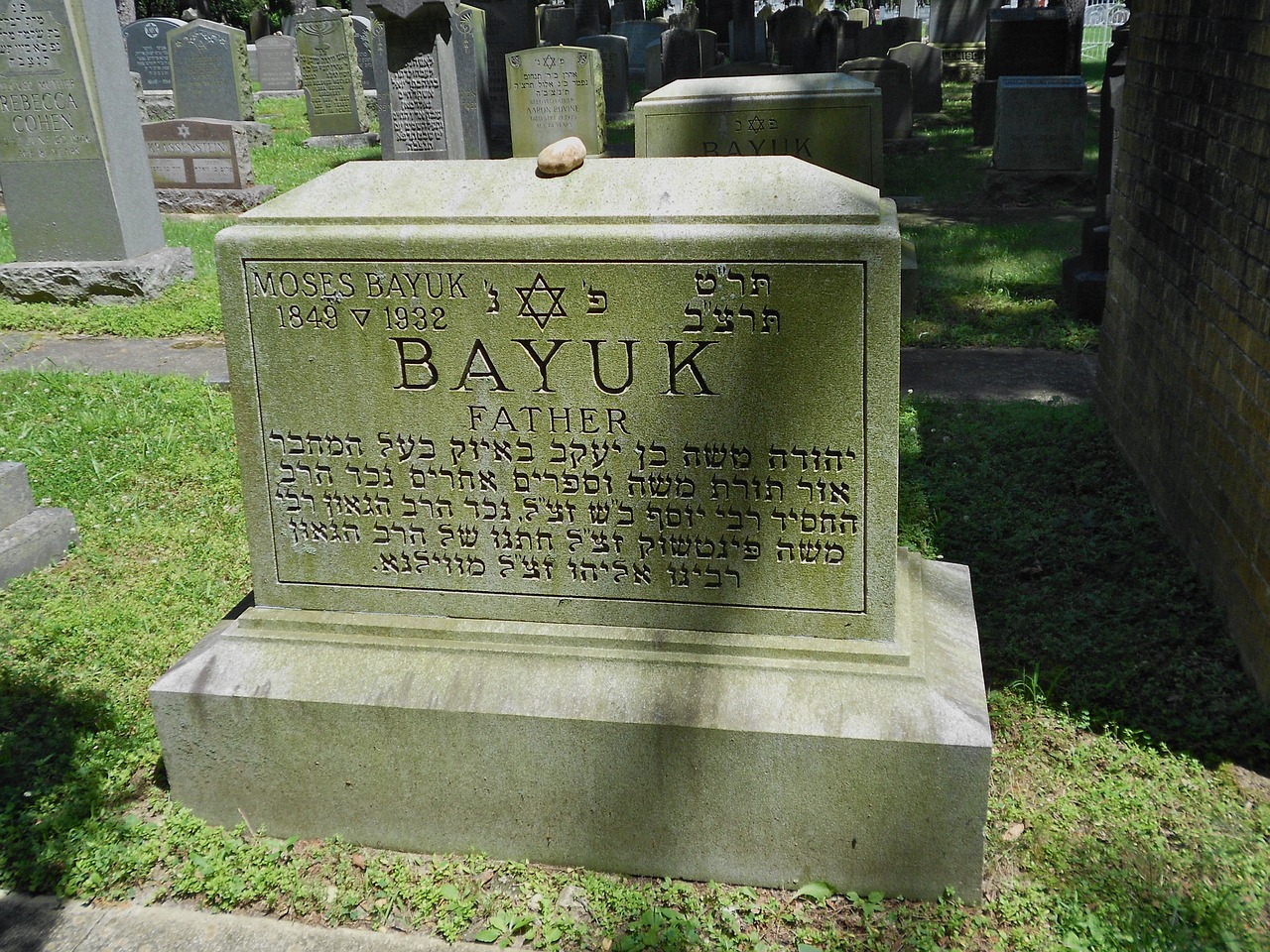 moses bayuk grave headstone free photo