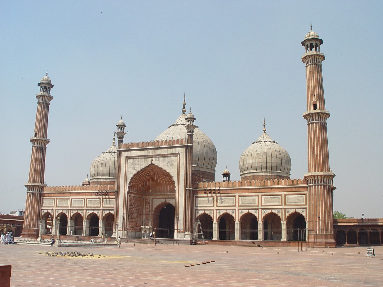 mosque new delhi india free photo