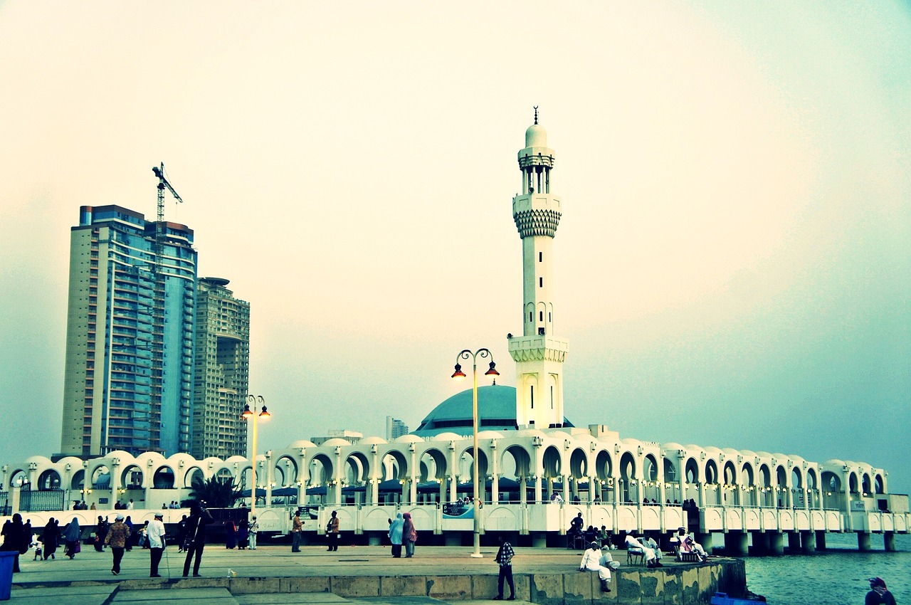mosque ar rahmah jeddah free photo