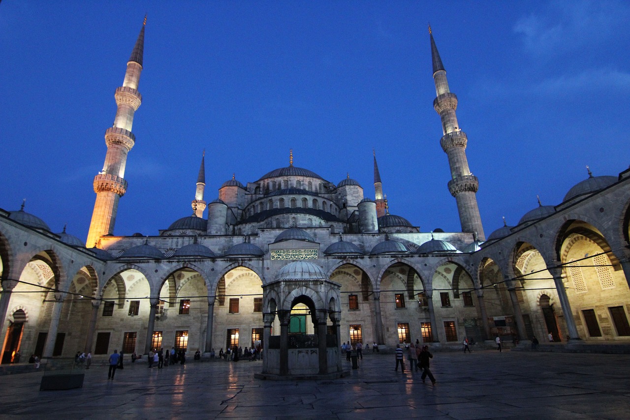 mosque blue istanbul free photo