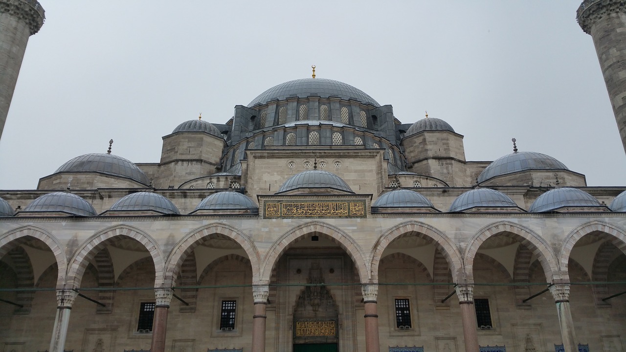 mosque blue mosque islam free photo