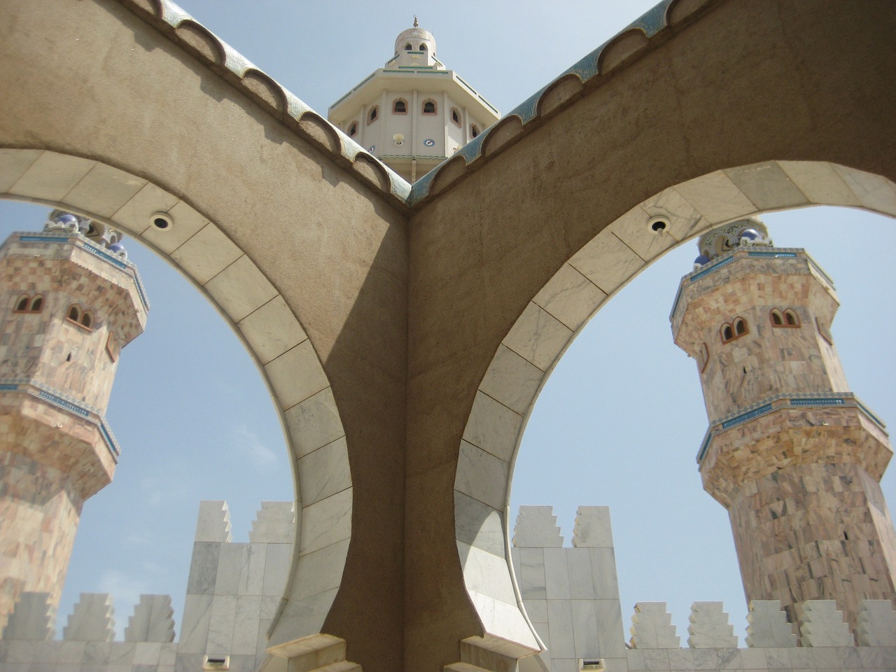 mosque senegal architecture free photo