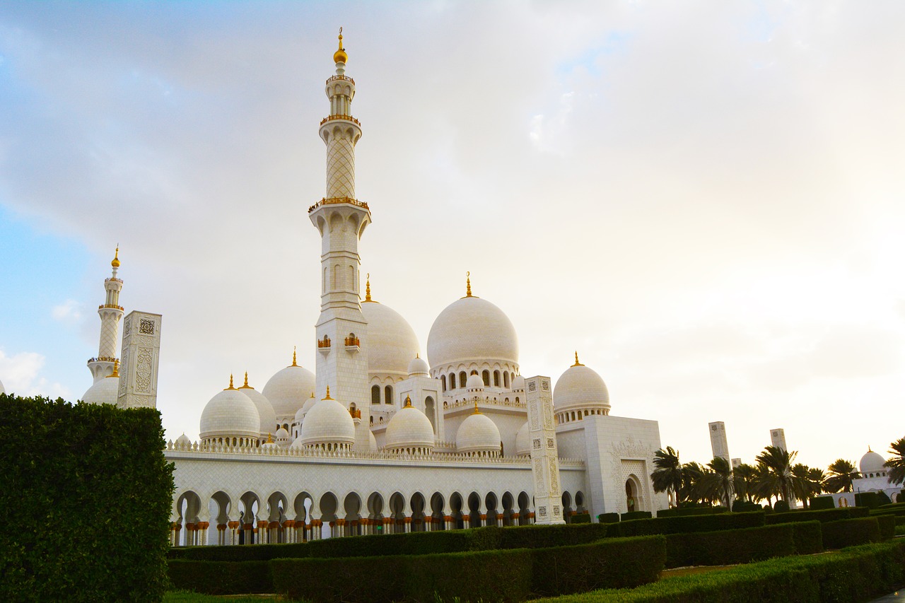 mosque grand mosque abu dhabi free photo