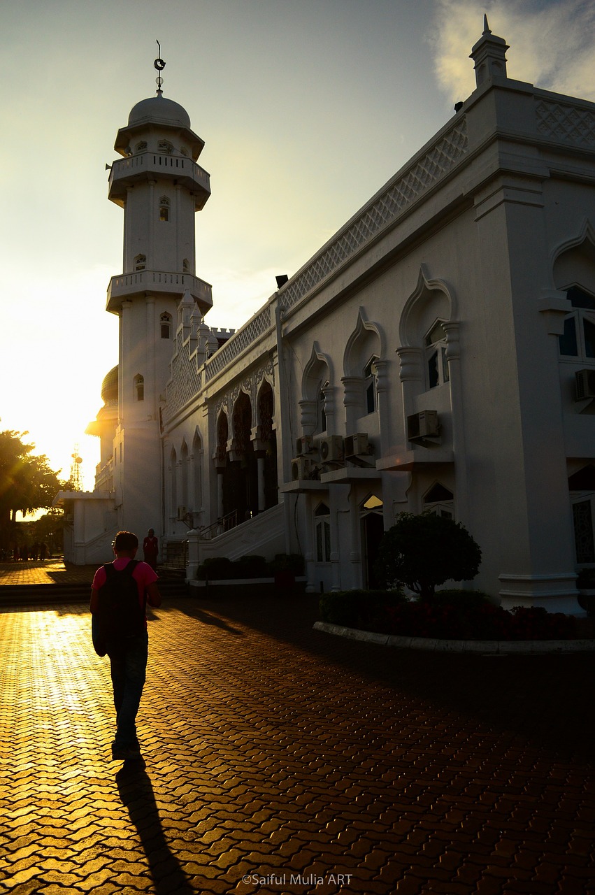 mosque minaret architecture free photo