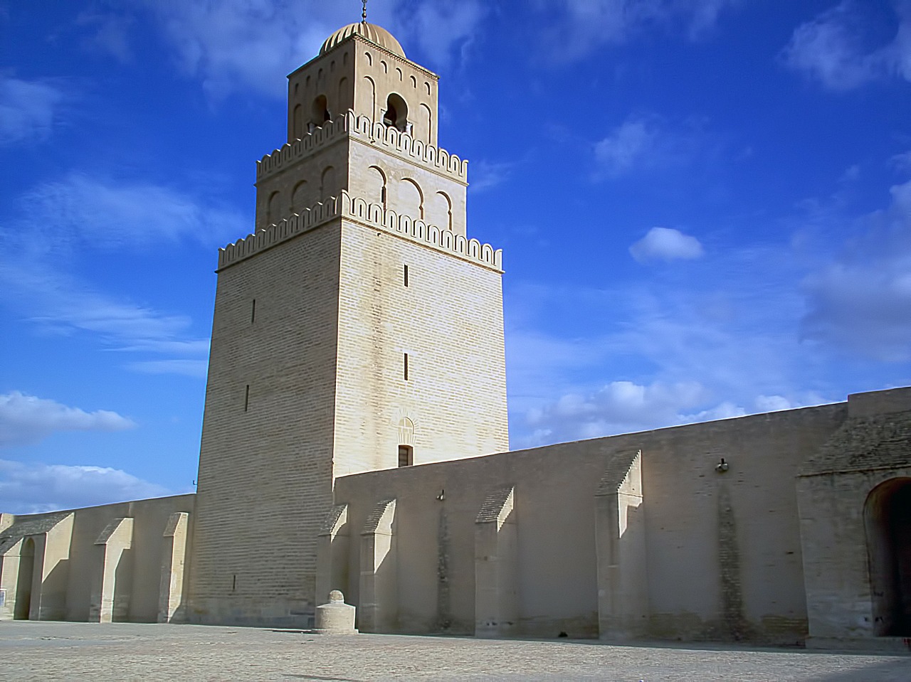 mosque large tower free photo