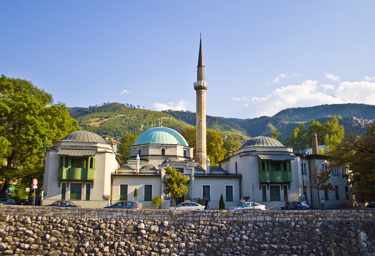 mosque islam sarajevo free photo