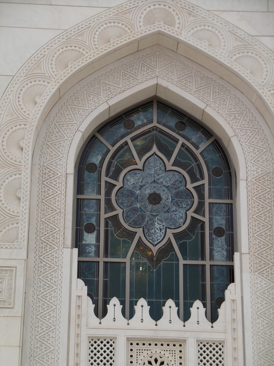 mosque islam window free photo