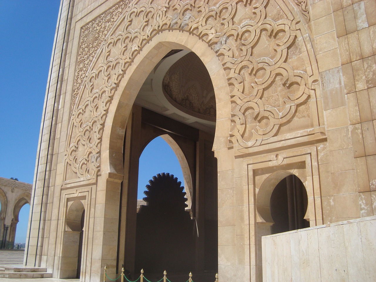 mosque casablanca morocco free photo