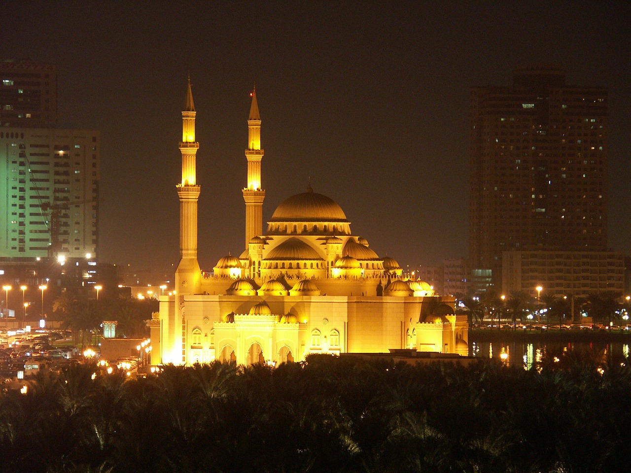 mosque sharjah uae free photo