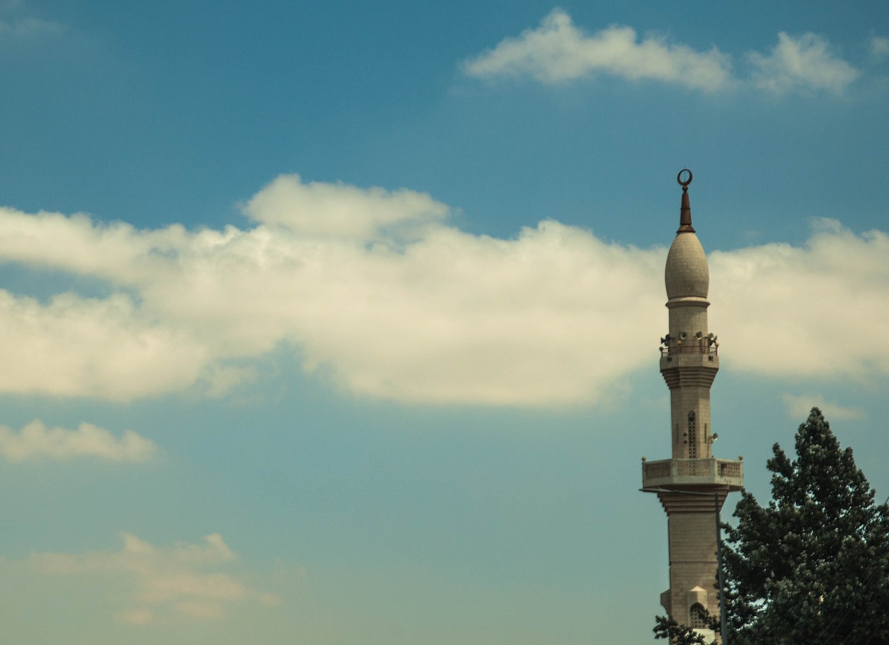 mosque  amman  jordan free photo