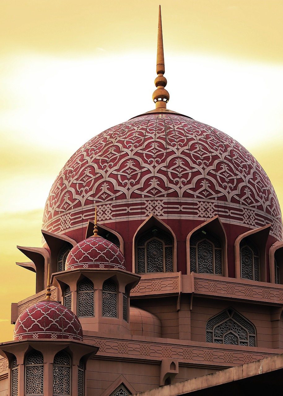 mosque  malaysia  putrajaya free photo