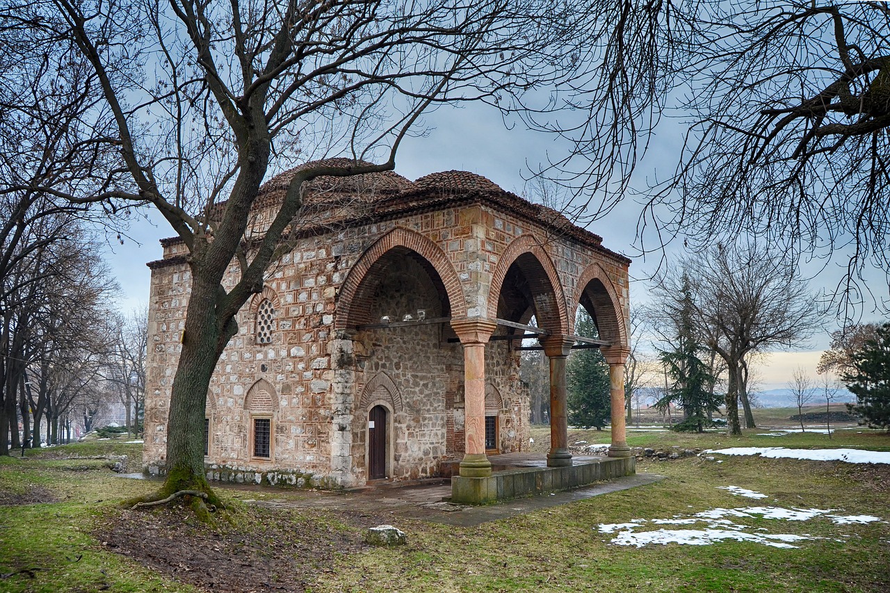 mosque  serbia  old free photo