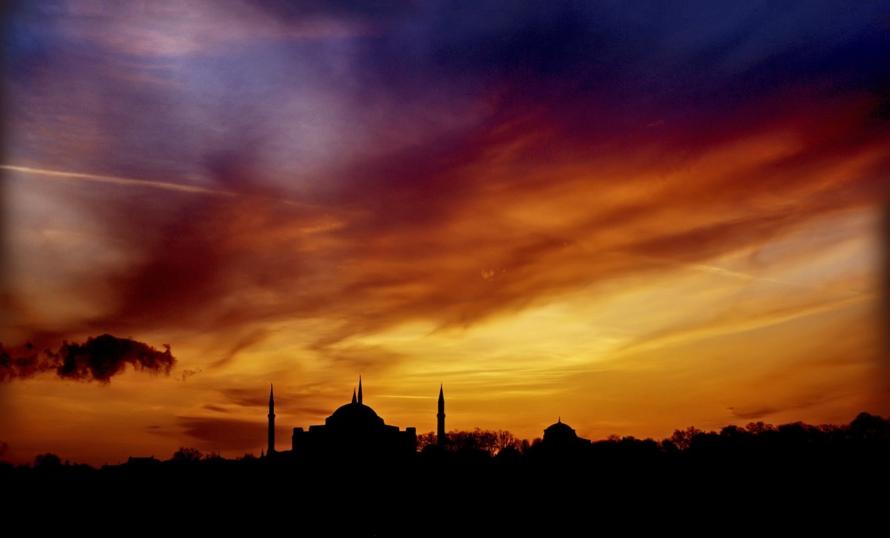 mosque  sky  holy free photo