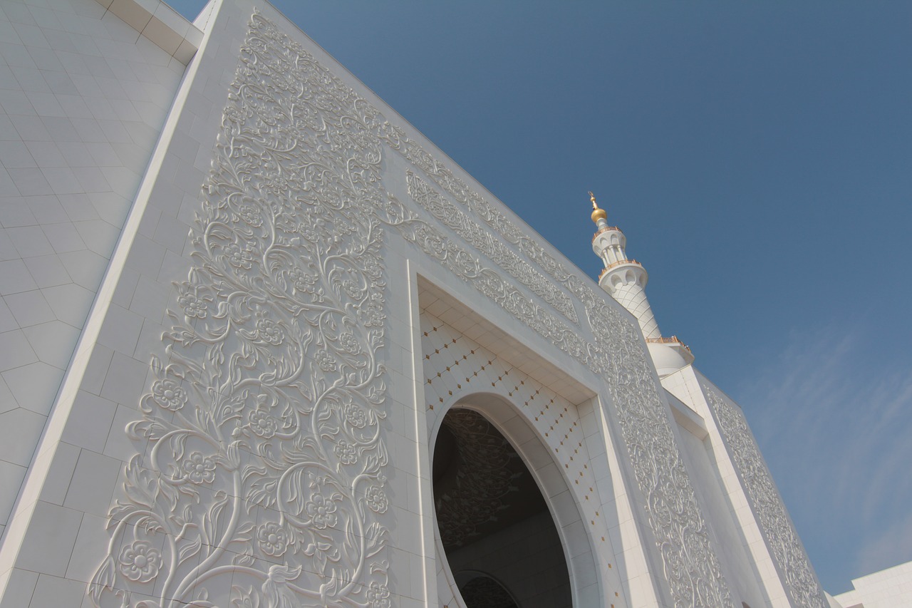 mosque  abu dhabi  islam free photo