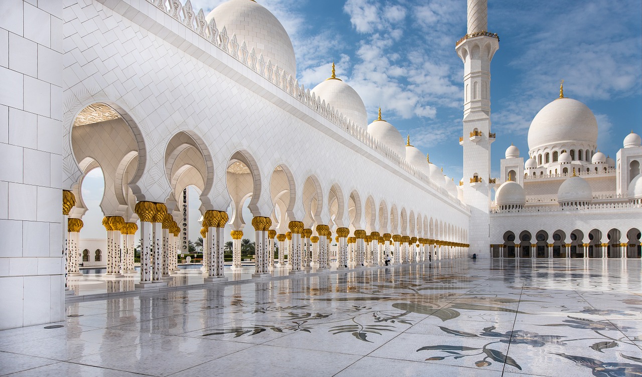 mosque abu dhabi travel free photo