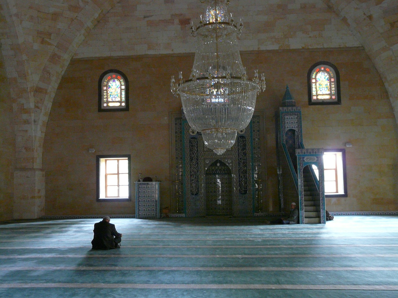 mosque prayer room prayer hall free photo