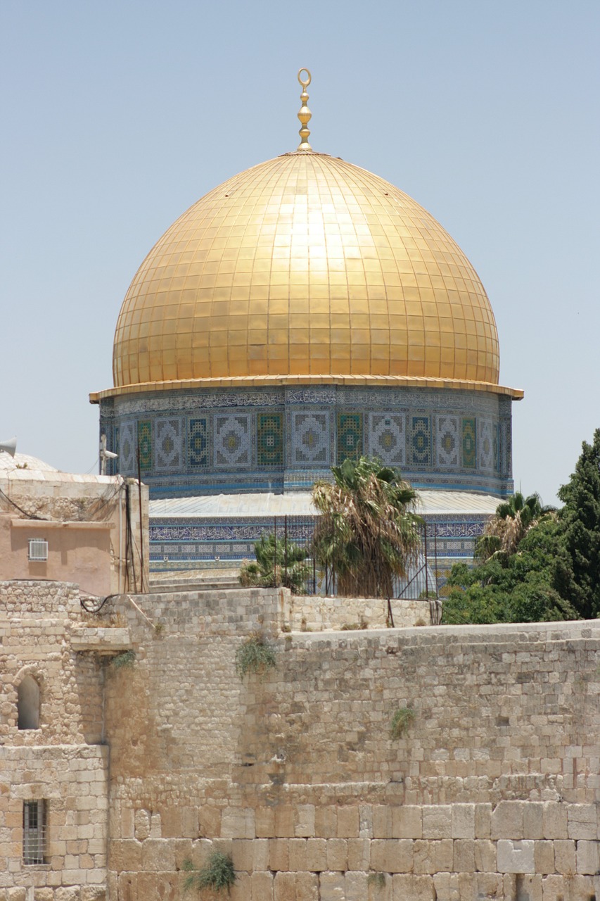 mosque dome of the rock jerusalem free photo
