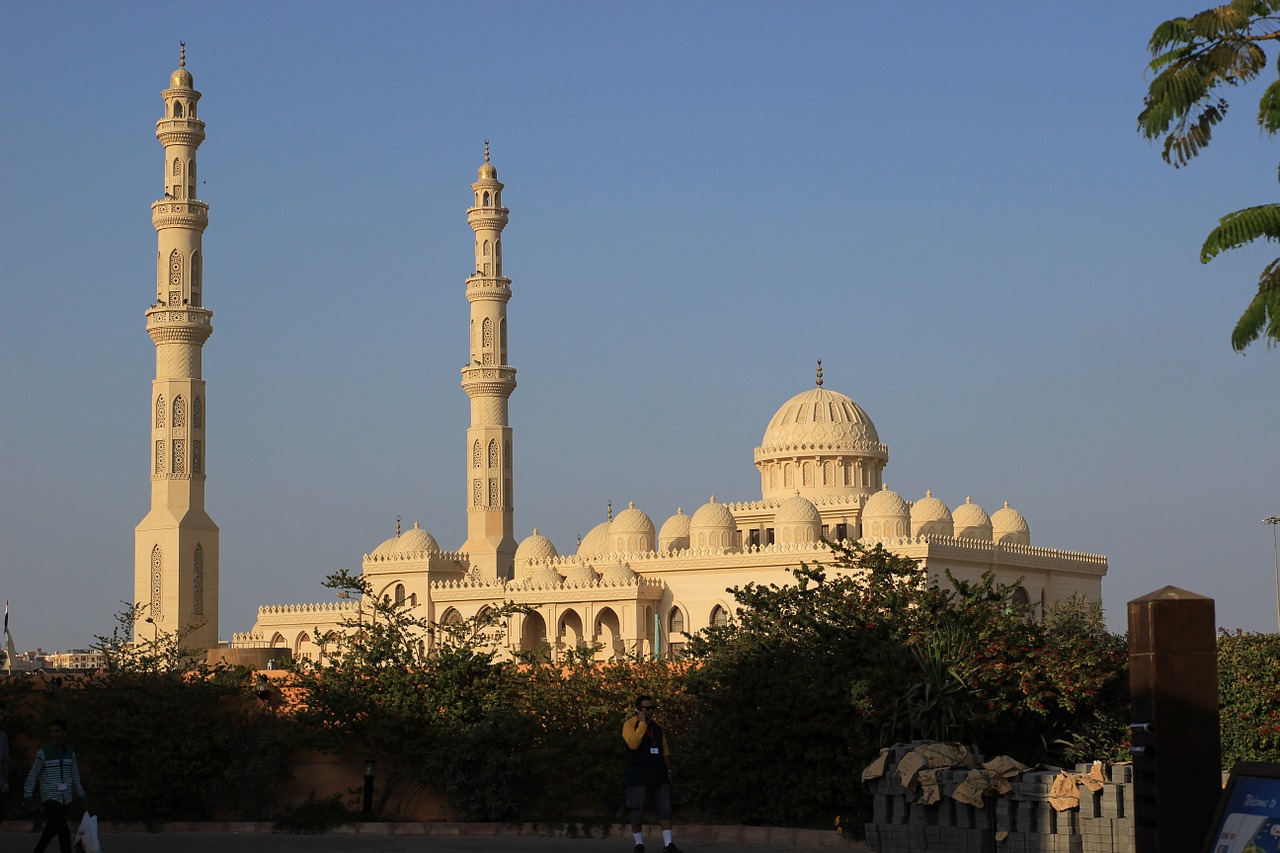 mosque hurghada egypt free photo