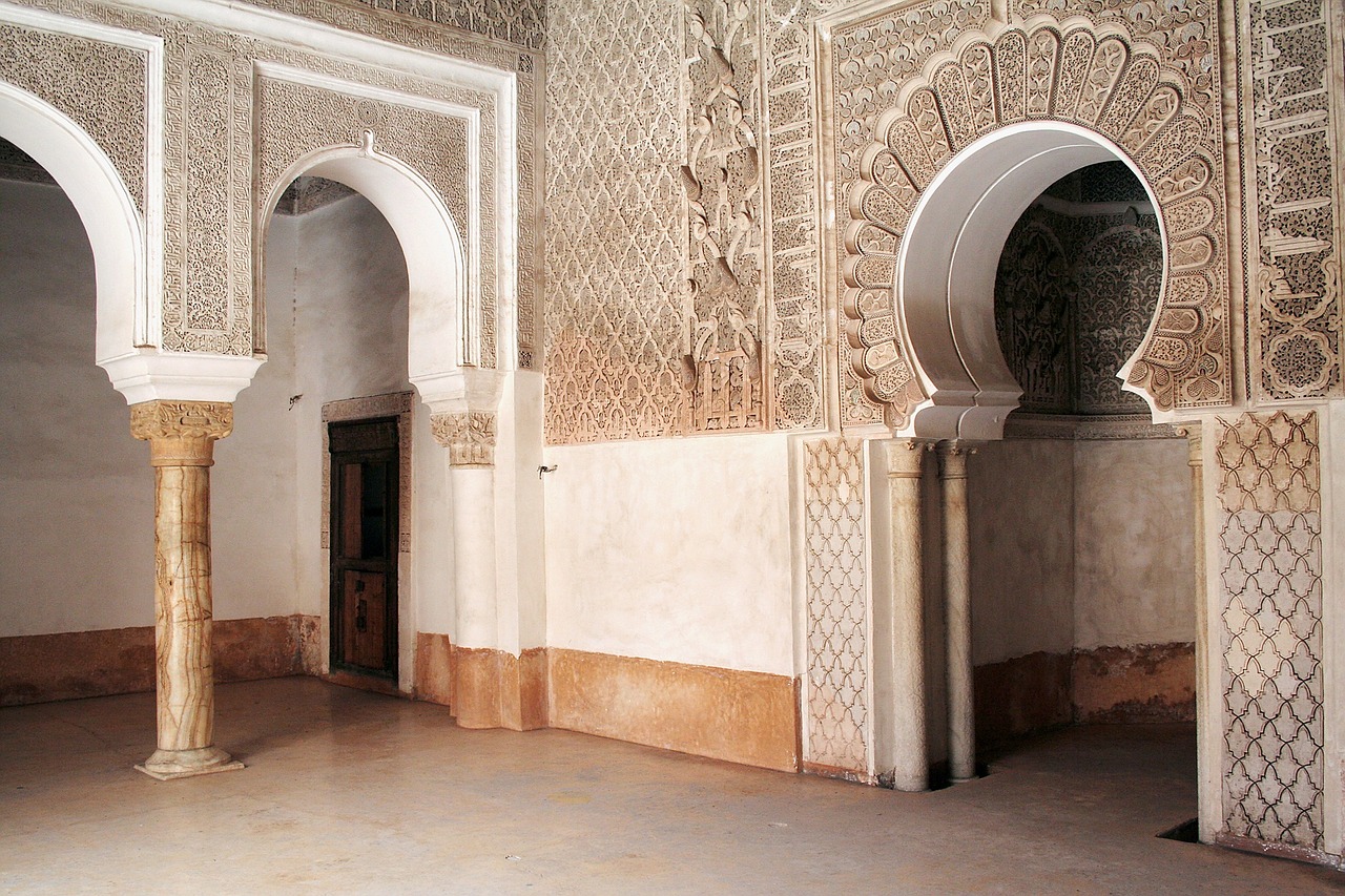 mosque morocco marrakech free photo