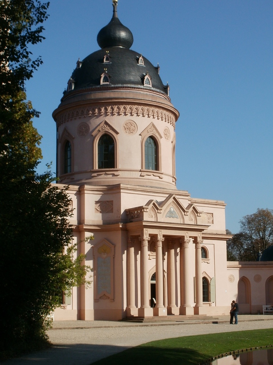 mosque schwetzingen facade free photo