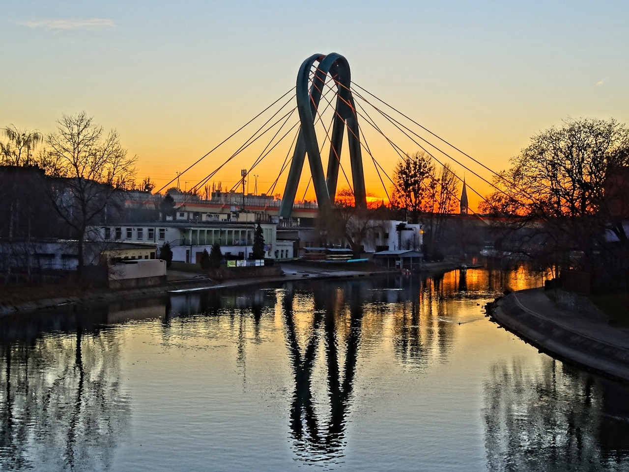 most uniwersytecki bydgoszcz bridge free photo