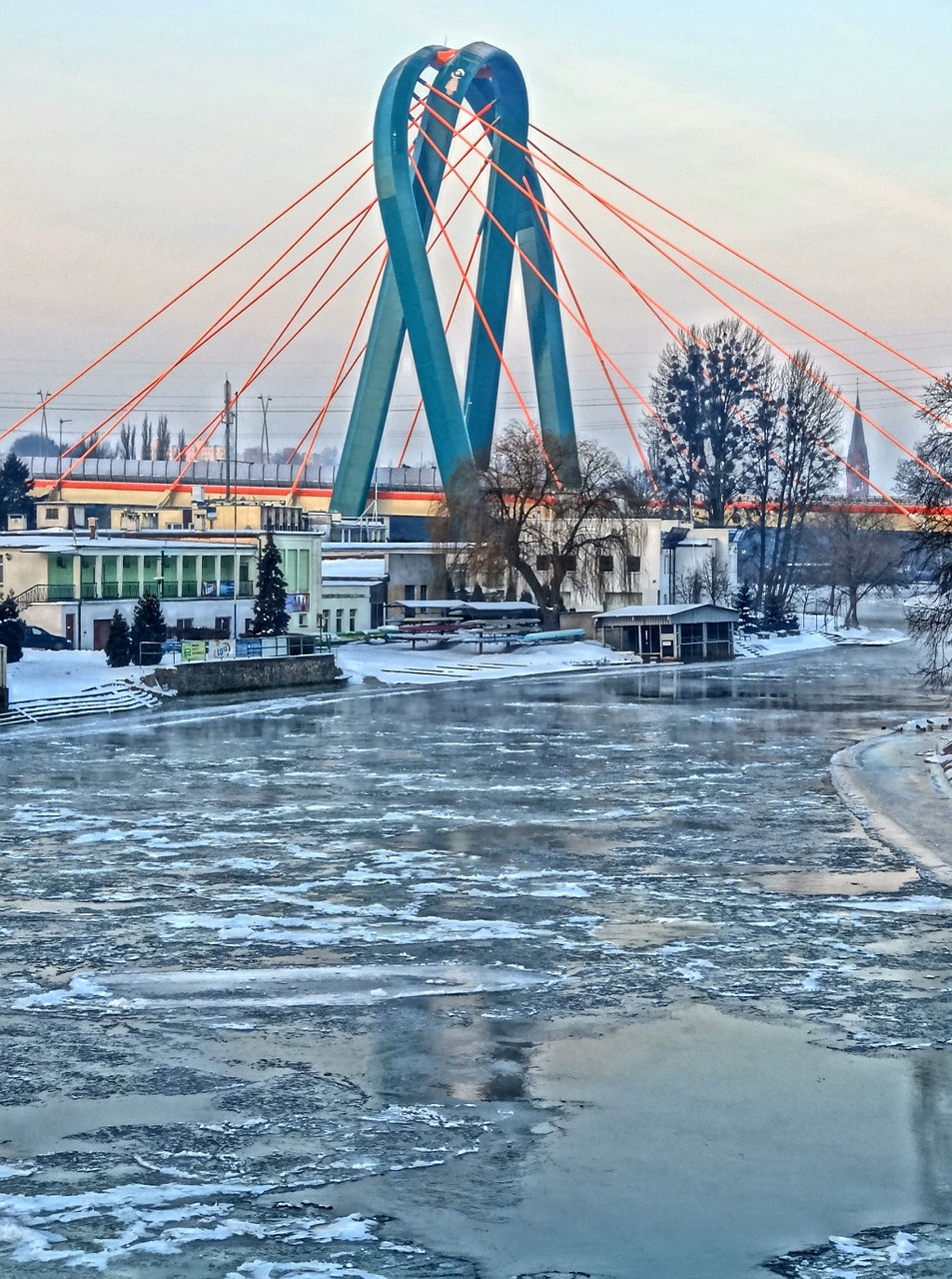 most uniwersytecki bydgoszcz bridge free photo