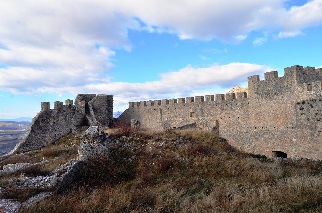 mostar castle kosaca bosnia and herzegovina free photo