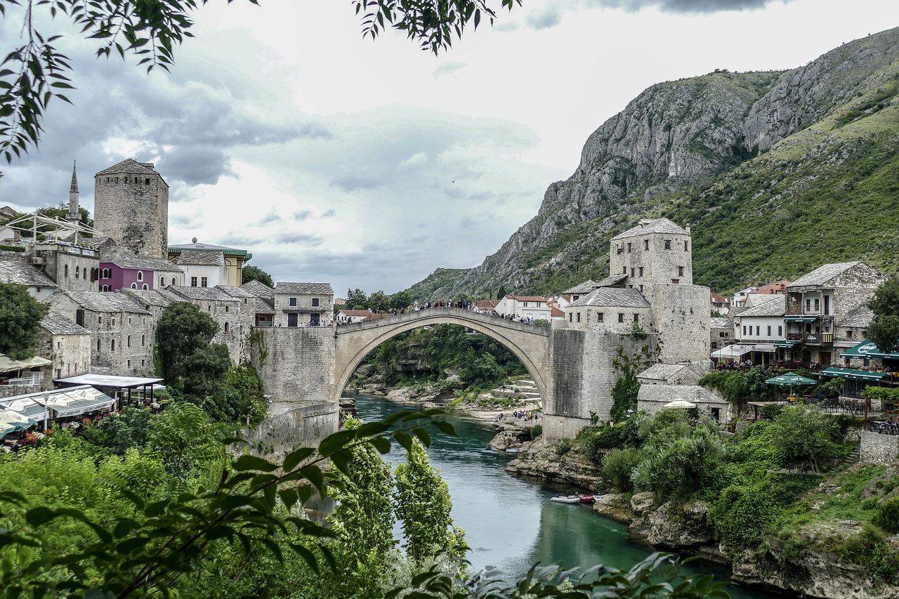 mostar bosnia herzegovina  architecture  travel free photo