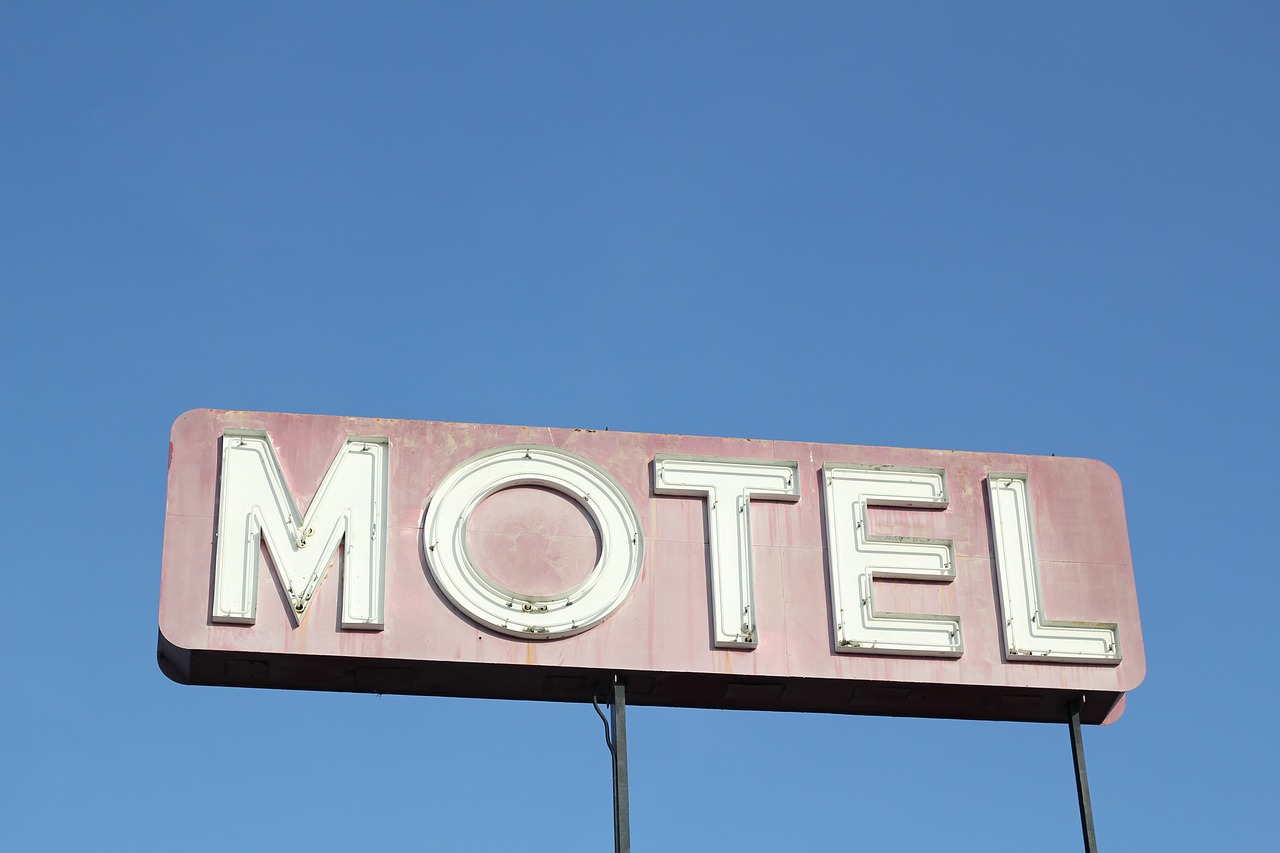 motel sign vintage free photo