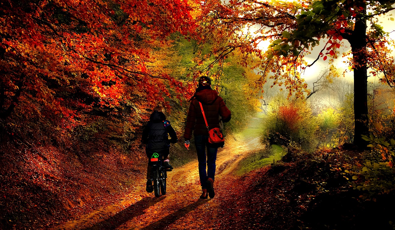 mother daughter autumn free photo