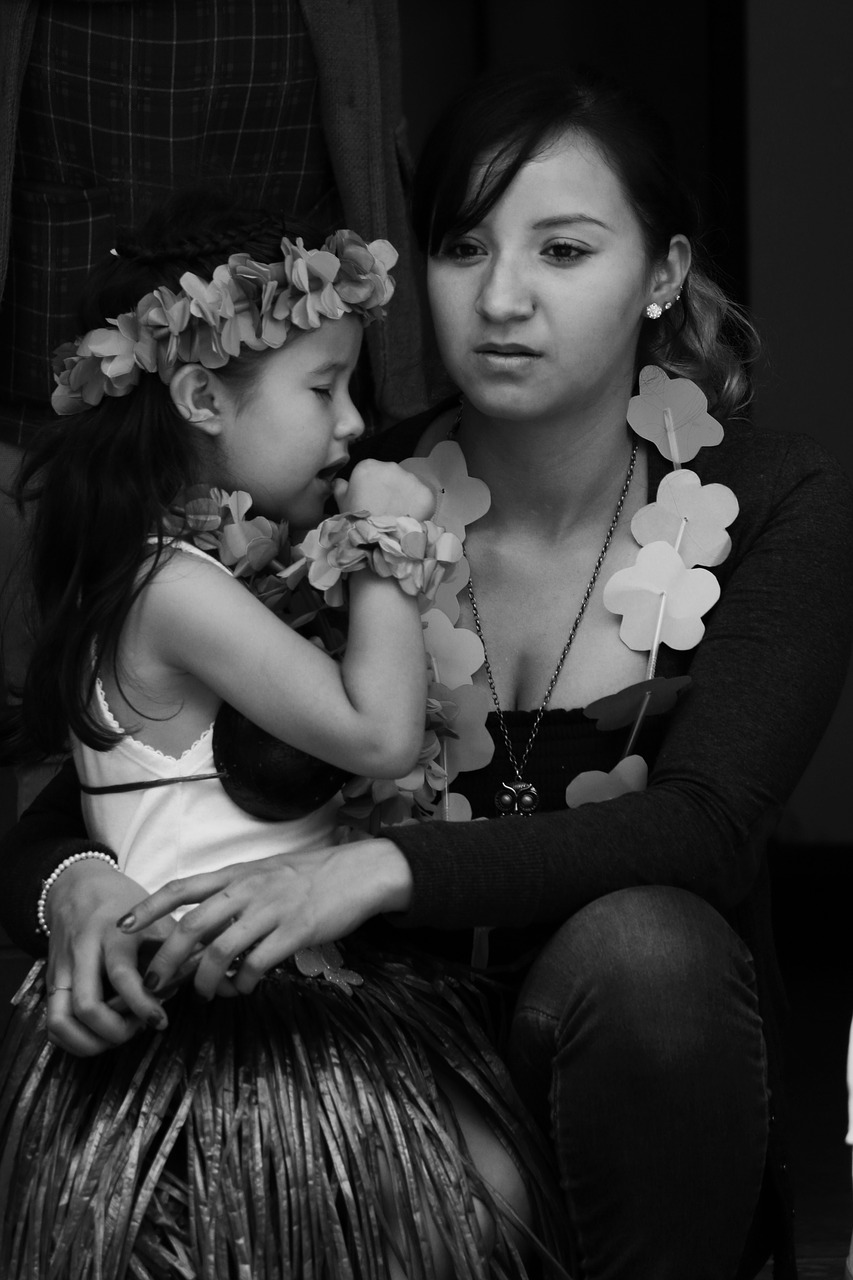 mother and daughter people portrait free photo