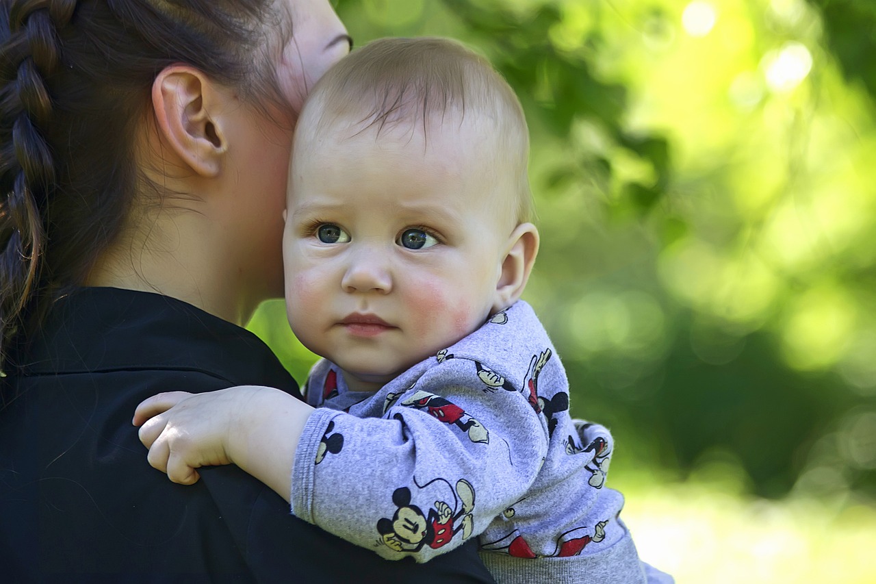 mother and son summer love free photo