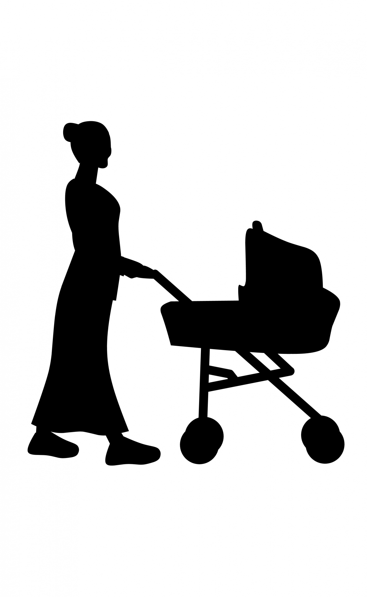 silhouette baby mother free photo