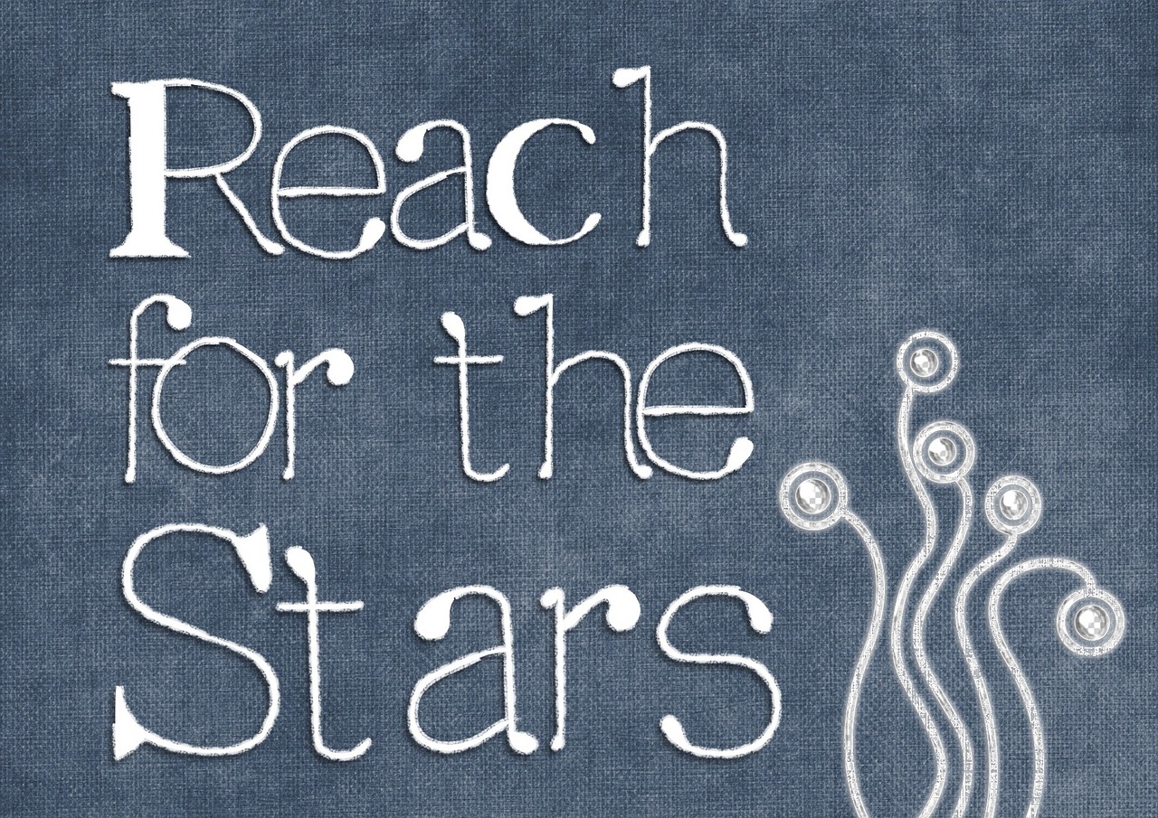 motivational reach stars free photo