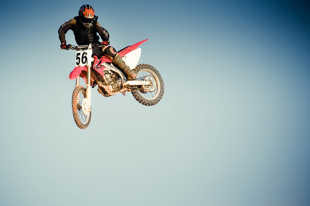 moto fly motocross free photo