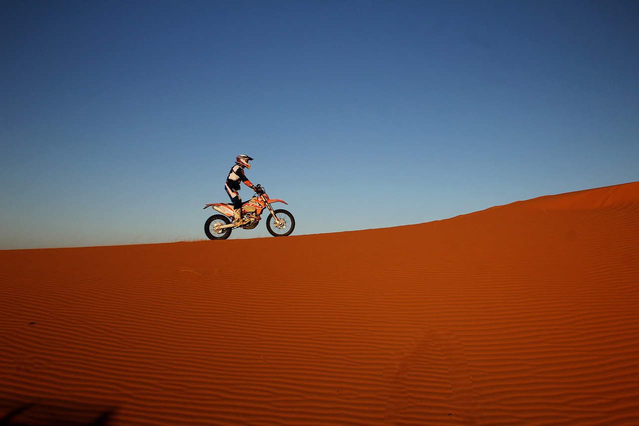 moto enduro morocco free photo