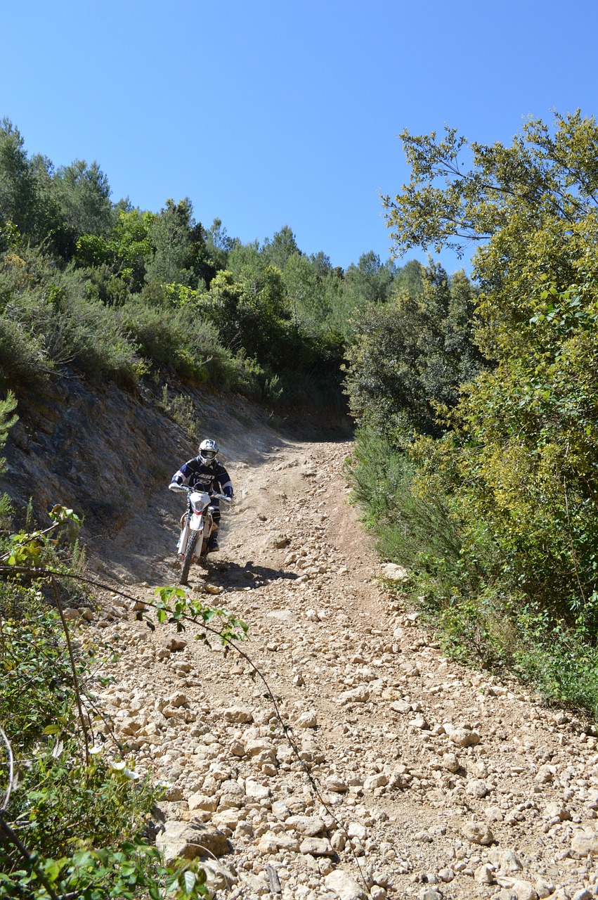 moto biker mountain free photo